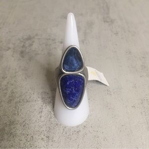 Kendra Scott Blue and Silver Artistic Ring
